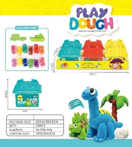 Casuta Play Dough cu Plastilina si Accesorii - 34 Piese  [2]