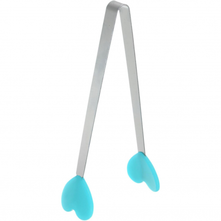 Cleste Creativ pentru Mancare, , Model Inimioare din Silicon, 14.5x3 cm, Rezistent la Temperaturi Inalte si Coroziune, Albastru [6]