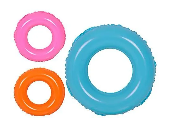 Articole si echipamente sportive Engros - Colac de Inot pentru Copii si Adulti 60CM – Inel Gonflabil Rotund Multicolor, Ideal pentru Piscina sau Mare, 