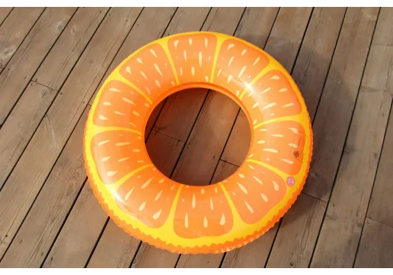 Articole pentru copii Engros - Colac de Salvare Portocala – Design Colorat si Atractiv pentru Vara, Calitate Superioara, 