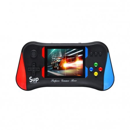 Consolă portabilă cu 500 jocuri, pentru doi jucători, ecran 3.5 inch – Distracție clasică în format modern,  [1]