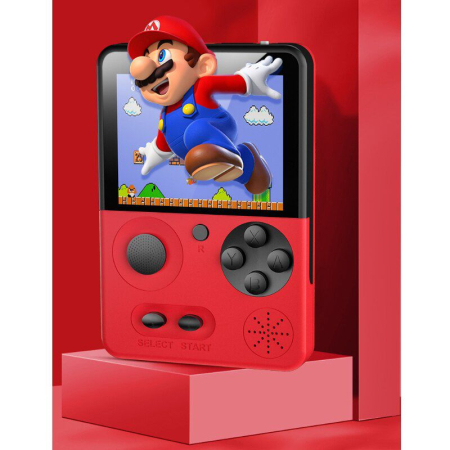 Consola Retro Portabila T3 cu 500 Jocuri Clasice – Rosu, ecran 3.5inch, color, 13.5x9.5x5cm [2]