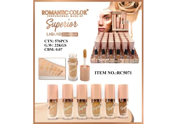 Produse pentru Fata Engros - Contur Lichid Romantic Color Superior – Definire, Sculptare, Rezistență Îndelungată 