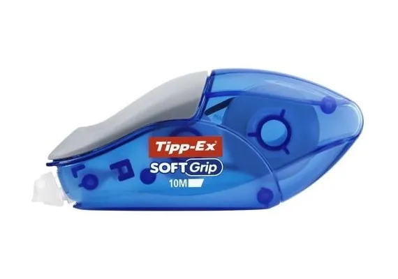 Accesorii scolare Engros - Corector banda Tipp-Ex Soft Grip 10m – aplicare curata si confortabila, corectii instant, 