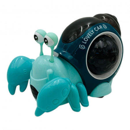 Crab Interactiv cu Lumini si Sunete, 13.5x10.9 cm - Distractie si Joaca Creativa, 13×10.5×9.5cm  [3]