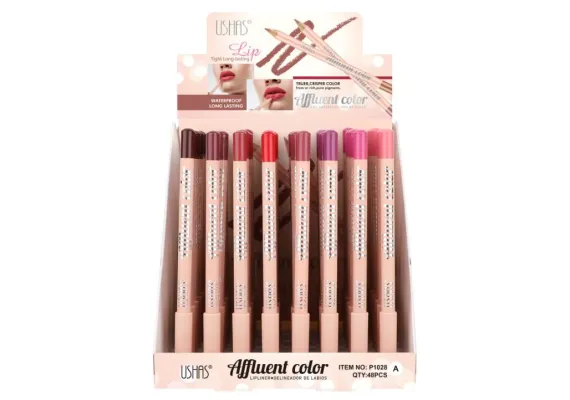 Produse pentru Buze En-gros - Creion de buze Ushas Affluent Color – definire precisă și culori intense 