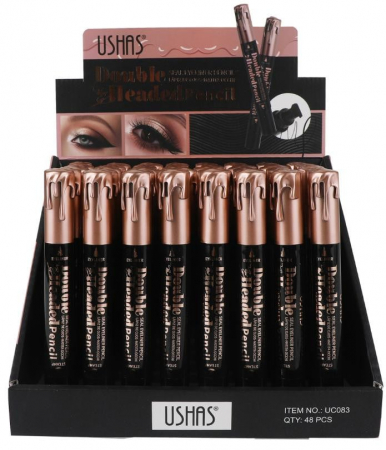 Creion Dermatograf Dublu USHAS – Eyeliner 2-în-1 pentru Contur Perfect  [2]