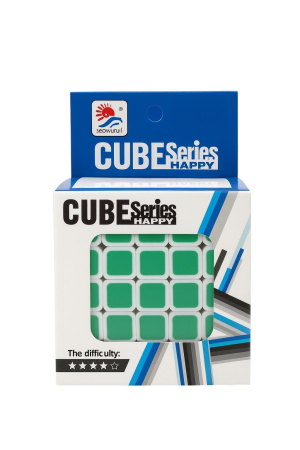 Jucarii antistres si senzoriale - Cub Puzzle Clasic 3x3 Cube Series Happy – Joc Logica Educativ Antistres Stickerless