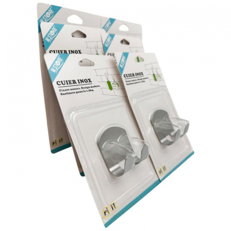 Cuier Inox 5x5cm – Suport Compact si Rezistent cu Greutate Sustinută 1.5kg,  [4]