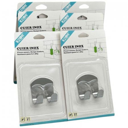 Cuier Inox 5x5cm – Suport Compact si Rezistent cu Greutate Sustinută 1.5kg,  [5]