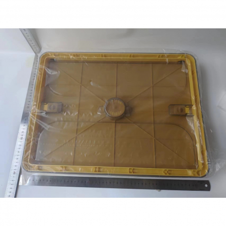 Cutie de depozitare pliabila, , Cu capac, 40 L, Plastic, 47x35x24.5 cm, Portocaliu [7]