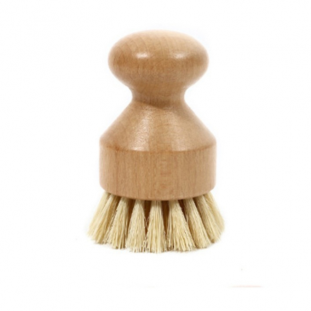 Articole pentru Casa Engros - Perie de Curatat Vase si Alimente, , din Lemn de Bambus, 8 x 5 cm, Perie din Sisal, Maro