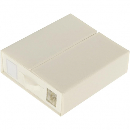 Cutie Depozitare Lenjerii de Pat, , Pliabila, Capacitate 18l, 38x33x12 cm, din Panza Oxford cu PP Incorporat, Fereastra Vizibila, Alb Ivoir [6]