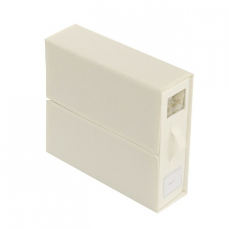 Articole pentru Casa Engros - Cutie Depozitare Lenjerii de Pat, , Pliabila, Capacitate 18l, 38x33x12 cm, din Panza Oxford cu PP Incorporat, Fereastra Vizibila, Alb Ivoir