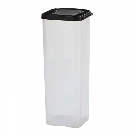 Cutie Depozitare Paine, , din Plastic, 34 x 13 cm, Pastreaza Prospetimea, Capac Negru [4]