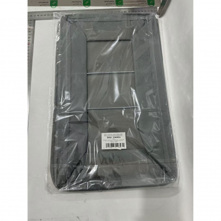 Cutie Depozitare , pentru Haine, lucruri, din Textil cu Cadru Metalic, Manere Laterale, forma Dreptunghiulara, 47 x 28 x 20 cm, volum 26 L, Gri [1]