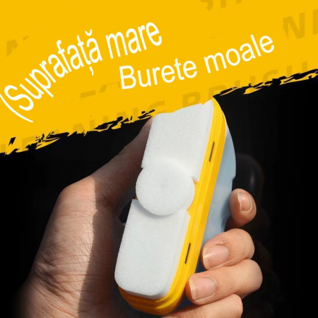 Degresant pentru Masina, , pentru Geamuri, Oglinda Retrovizoare, Parbriz, Agent de Curatare Puternic pentru Indepartarea Stratului de Murdarie, 120 ml, Alb-Galben [4]