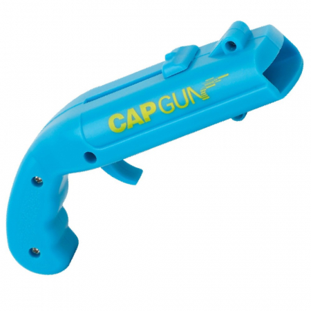Articole pentru Casa Engros - Deschizator de sticle, , Model Pistol, Plastic, ABS, pentru Dopuri Metalice, 13 x 6 x 3.7 cm, Albastru