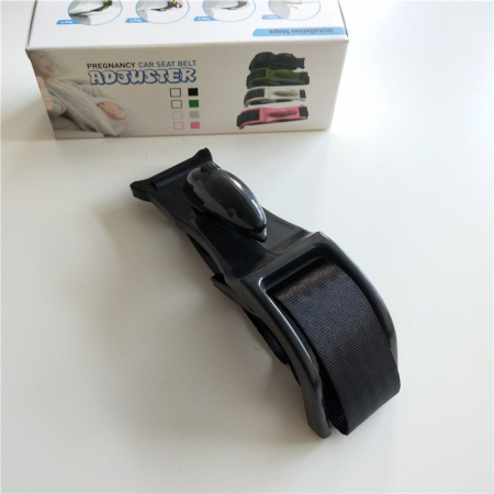 Deviator Centura de Siguranta, , pentru Burtica Gravidelor, Universal, Ajustabil, 21x6 cm, Model Delfin Negru [8]