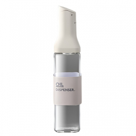 Articole pentru Casa Engros - Dispenser pentru Ulei, , Deschidere si Inchidere Automata a Rezervorul, cu Inductie Gravitationala, 500 ml, 29.5x6x6 cm, Alb