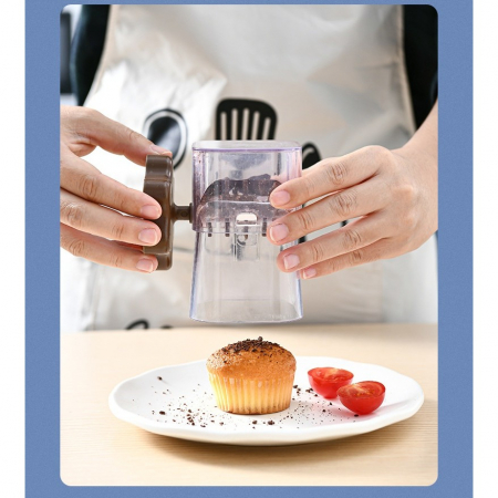 Dispozitiv de Zdrobit, , pentru Alune, Nuci, Ciocolata, Manual, din ABS, 10 x 7.2 cm, Maro [3]