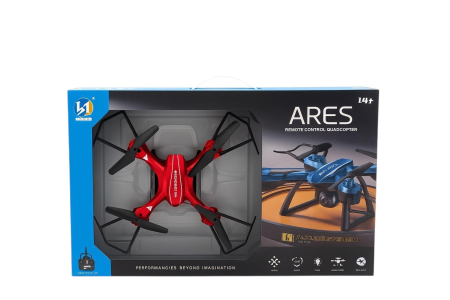 Drona R/C Quadcopter Altitude System – Jucarie Copii 14+ Telecomanda Lumini Rosu Albastru [1]