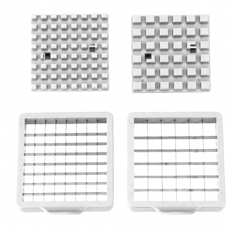 Feliator manual , pentru cartofi pai si legume, din inox, cu 2 dimensiuni de feliere, 25.5 x 11.7 cm, argintiu [1]