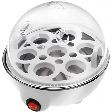 Fierbator de Oua Electric, Flipppy, Capacitate 7 oua, Aparat de fiert oua, 220V, Oprire Automata, 3 Moduri de Fiert Oua, 15 x 15 x 15 cm, Culoare Alb [5]