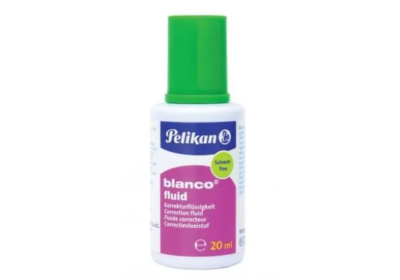 Birotica, papetarie si rechizite Engros - Fluid corector Pelikan 20ml – acoperire perfecta si uscarea rapida pentru corectii profesionale, 