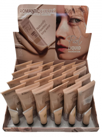 Fond de Ten Romantic Color Liquid Foundation Naturally Flawless Long Wear, 30ml – Acoperire Naturală & Rezistență Îndelungată  [1]