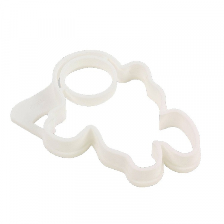 Forma pentru Alimente, , pentru Omlete/Prajituri/Clatite, din Silicon, Model Astronaut,15 x 11.5 x 2 cm, Alb [2]