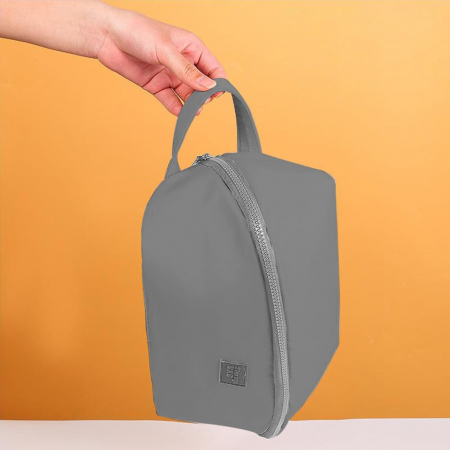 Geanta De Depozitare,  3 In 1, Portabila, Pentru Lenjerie, Sutiene Si Sosete, Multi-Functionala, Pentru Bagaj, Calatorii Si Afaceri, 23 x 13 x 13, Gri [2]