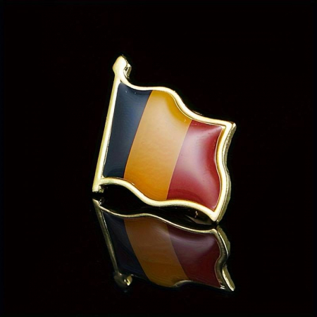 Insigna Steag Tricolor Romania, , Model Brosa cu Ac de Siguranta, 20x20 mm [3]