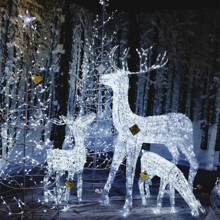 Instalatii de Craciun Engros - Instalatie tip sir cu 240 LED-uri, 30 metri, alb, cu LED colorat, V8 360,