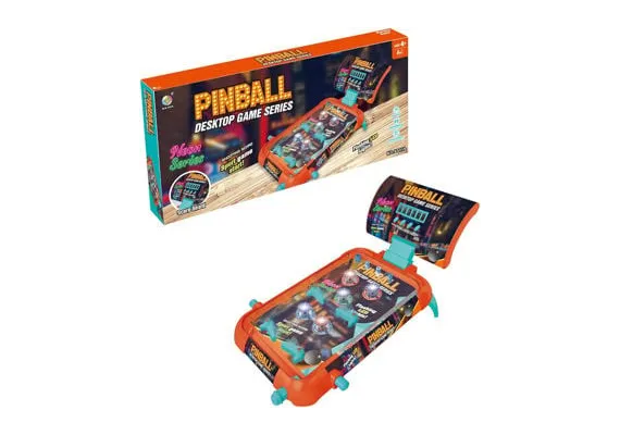 Articole pentru copii Engros - Joc de masa PINBALL, cu lumini, afisaj electronic, 53.5×26×6cm, +3ani,  