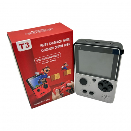 Joc Tetris Consolă, 500 de Jocuri, Patru Culori (Roșu, Verde, Albastru, Alb) – Distracție nelimitată într-un singur dispozitiv,  [4]