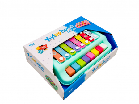 Jucarie 2in 1  Xilofon SI Pian  pentru bebeluși și copii mici, multicolor, 24.5×17×7cm, +18luni,  [1]
