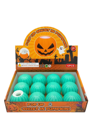 Jucarii antistres si senzoriale - Jucarie Antistres Dovleac Vrajit Pop-Up Catelus – Gniotek Squishy Moale Copii 3+