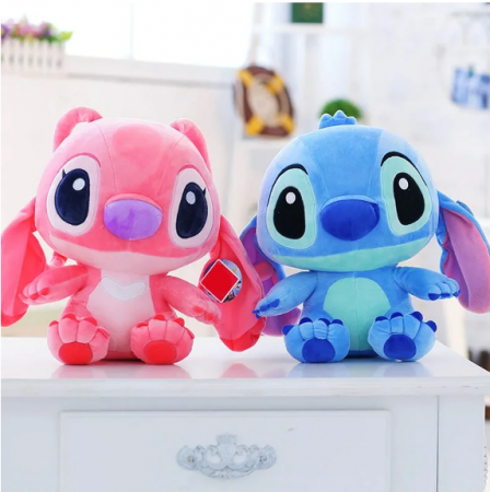 Jucarie din plus animalut adorabil aprox 30cm, roz/albastru,  [1]