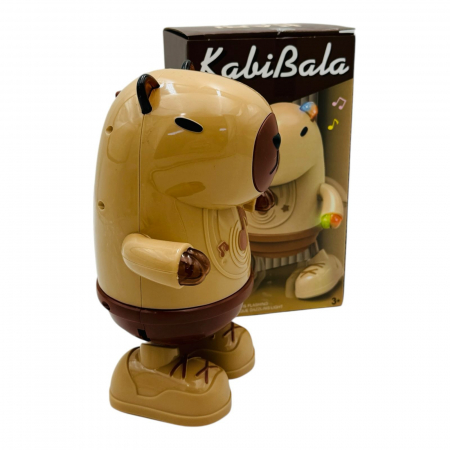 Jucarie Interactiva Capybara Kabi Bala, cu Muzica, Lumini si Miscare  [1]