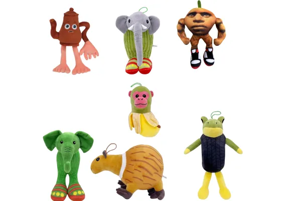 Jucarii de plus Engros - Jucarii Plus Personaje Brainrot – Teapotino, Elefantino, Muschius, Banaboo, Capiboo, Froggo si Altele | 