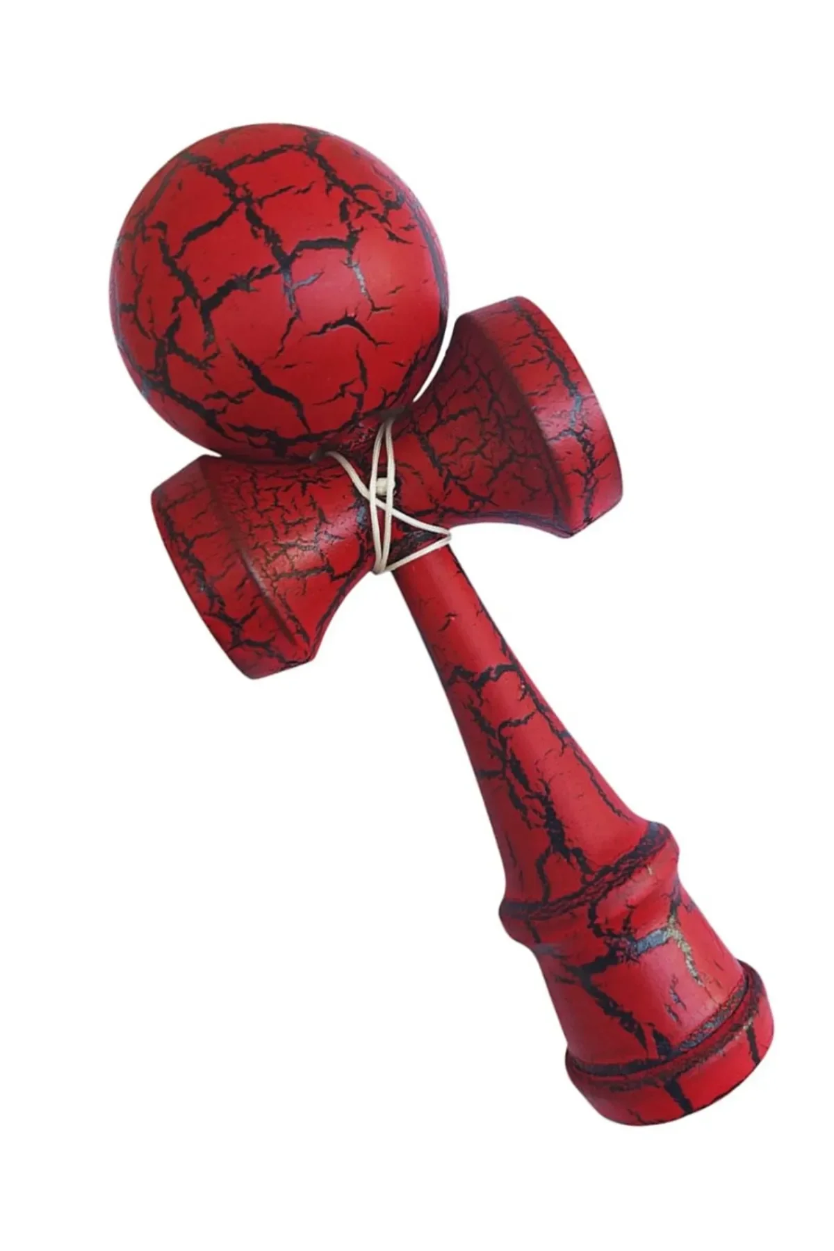 Jucarii diverse Engros - Kendama din lemn 18 cm, cracked– model clasic cu design crapat, suprafata antialunecare