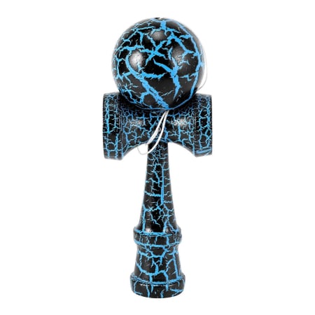 Jucarii diverse Engros - Kendama din lemn 18 cm, cracked– model clasic cu design crapat, suprafata antialunecare
