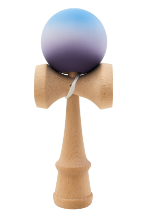 Jocuri si Jucarii - Kendama din lemn cu bilă degrade– jucărie educativă pentru copii