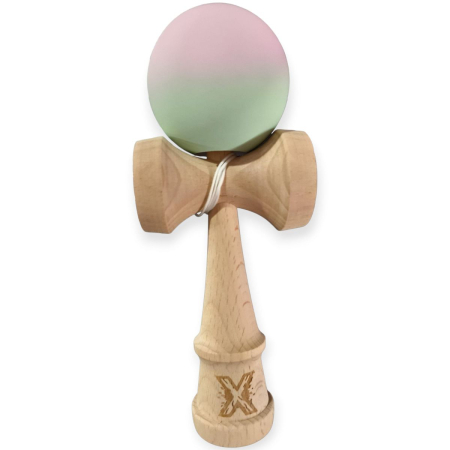 Kendama X din lemn natural, bila soft touch, ambalaj individual [1]