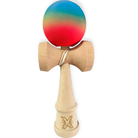 Kendama X din lemn natural, bila soft touch, ambalaj individual [1]