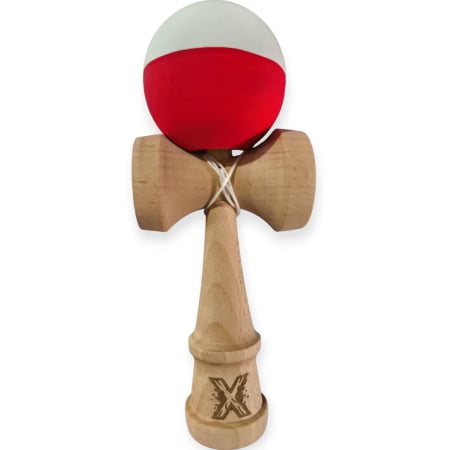 Kendama X din lemn natural, bila soft touch, ambalaj individual [1]
