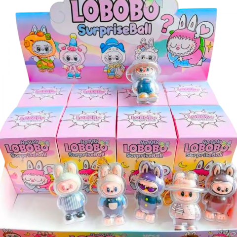 Labubu breloc Blind Box Toys 7cm – surpriza adorabila care iti personalizeaza cheile si ghiozdanul,  [4]