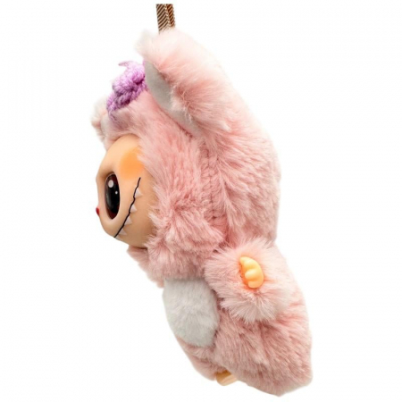 Labubu portabil roz, aproximativ 15cm – accesoriu colorat si versatil,  [5]