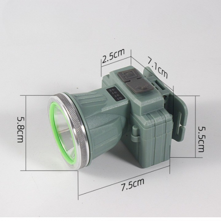 Lanterna LED de Montat pe Cap, , cu Raza Lunga de Zoom, Reincarcabila USB, Far Telescopic, Rezistent la Apa, Reglabil, pentru Pescuit in Aer Liber, Camping, Lumina Puternica, Lanterna, 7.5x5.8x5.5 cm, [2]